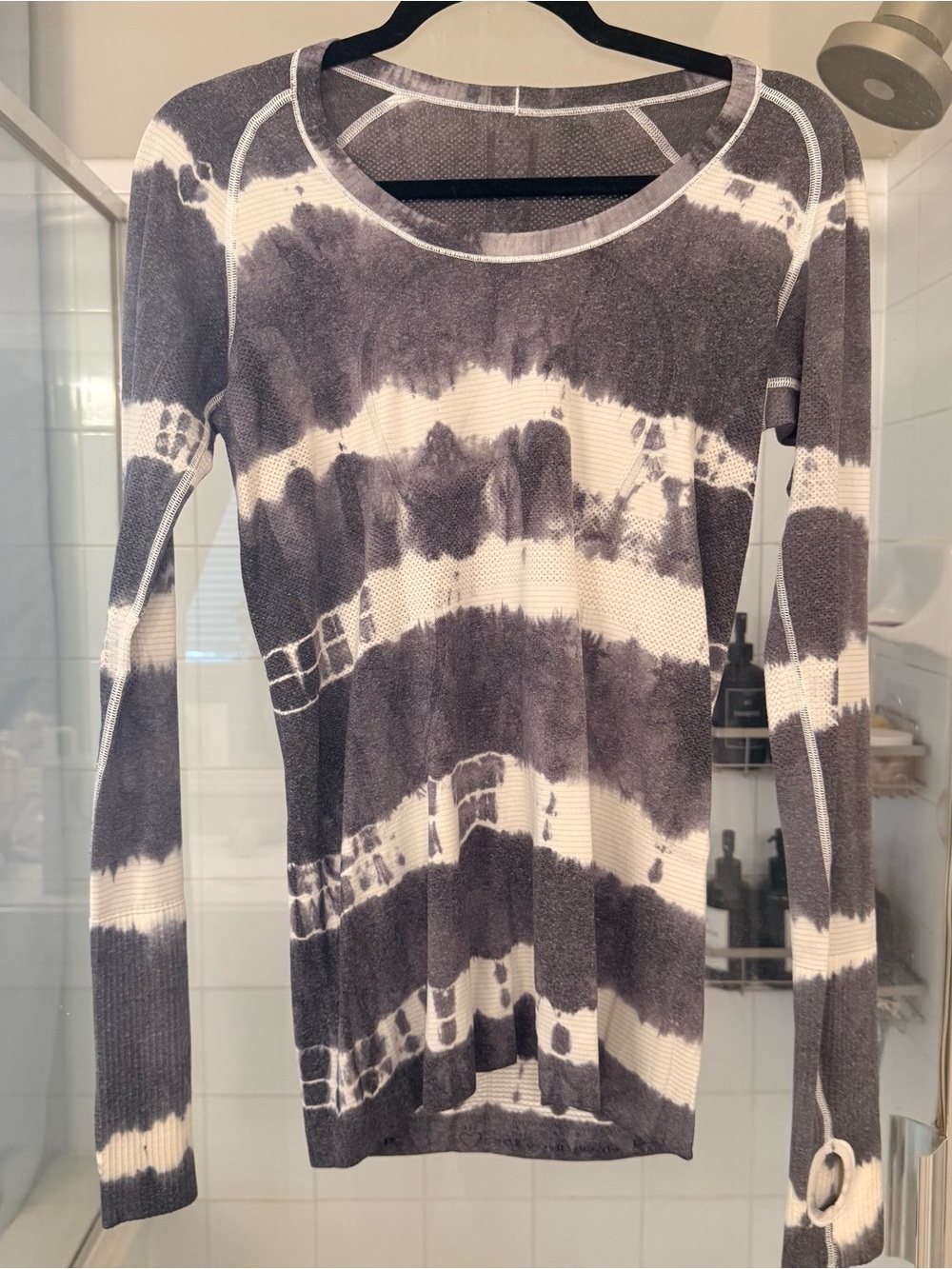 lululemon swiftly Tie-Dye Scoop Neck Long sleeve